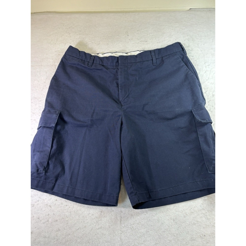 Wear Guard Mens 40x10 Cargo Shorts Blue Work Wear Utility Cotton Uniform